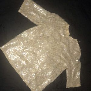 Vintage sequin top